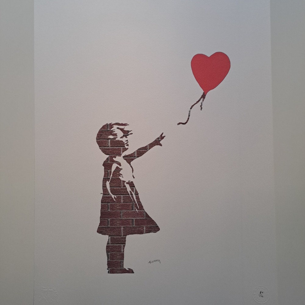 Balloon girl poster