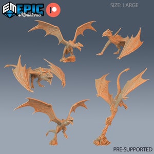 Epische Miniaturen Wyvern Classic | 28 mm Miniaturen | Drachen Reich | Großformatige Miniatur