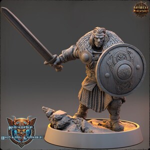 Daybreak Miniatures Garlief Ravenwing | 32mm scale Miniatures | Northmen of the Howling Glacier | Tabletop Fantasy Wargaming