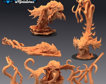 Kraken Classic | 28mm scale Dungeons and Dragons Miniatures for Tabletop Gaming | Wargaming Fantasy Miniatures | 3d printed | Sea Monster