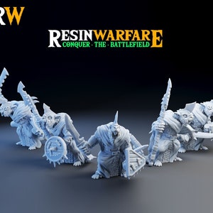 Rat Blackguards | Ratmen Ratfolk Vermin Warrior | Unpainted Resin Model 32mm scale Wargaming DnD Role play Fantasy Rat Fighter Miniatures |