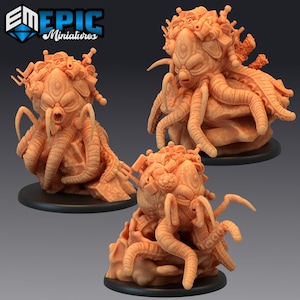 Morkoth | 28mm scale Dungeons and Dragons Miniatures for Tabletop Gaming | Wargaming Fantasy Miniatures | 3d printed | Sea Monster
