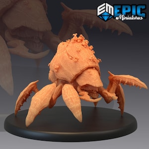 Scarabée des spores | Figurines Dungeons and Dragons à l&#39;échelle 28 mm pour le jeu sur table | Figurines fantastiques Wargaming | imprimé en 3D | Crawler effrayant