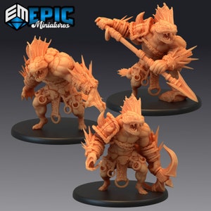 Abyss Hulk | Miniaturas de Dungeons and Dragons em escala de 28 mm para jogos de mesa | Miniaturas épicas | Criaturas marinhas