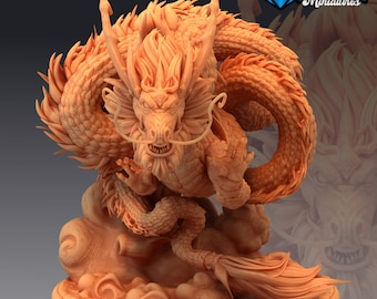 ダンジョンズ＆ドラゴンズ テーブルトップRPG用 中国風青龍（青龍