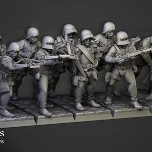 Sunland Crossbowmen Militia | Feudal Army Military Soldiers | Tabletop DnD Fantasy RPG Wargaming Miniature | Infantry Unit |