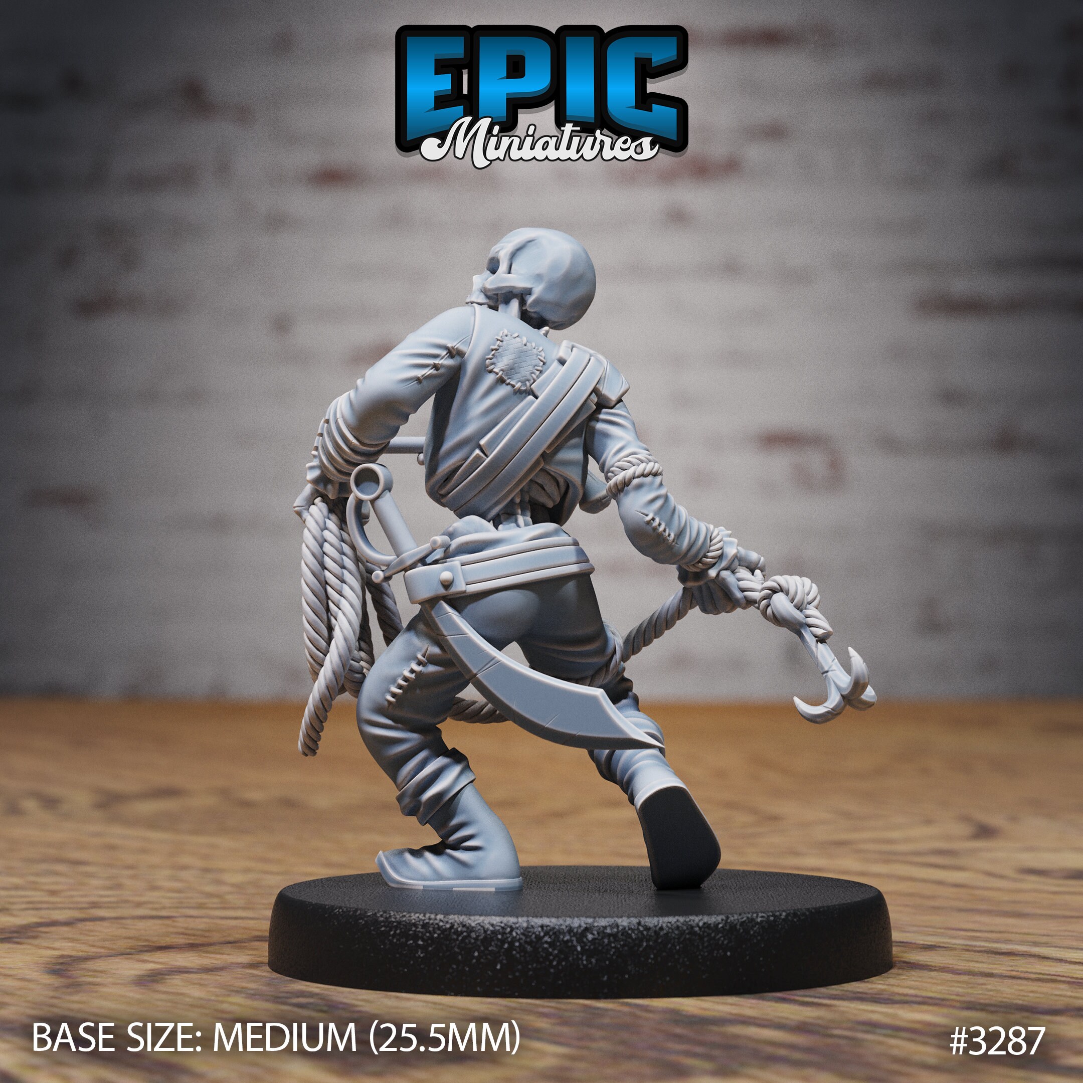 Epic Riftmaker Ddo Undead Pirate Crew 4x - Epic Miniatures - Pirate Scourge - 28mm Scale ...