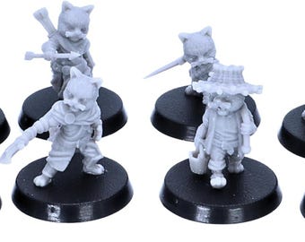 Forged Terrain Bunny Tribe Lot de 8 figurines d'aventurier folk lapin pour RPG de table | Personnages fantastiques de 28 mm | DnD, Pathfinder, Wargames | Miniatures épiques Forged Terrain Bunny Tribe Lot de 8 figurines d'aventurier folk lapin pour RPG de table | Personnages fantastiques de 28 mm | DnD, Pathfinder, Wargames | Miniatures épiques