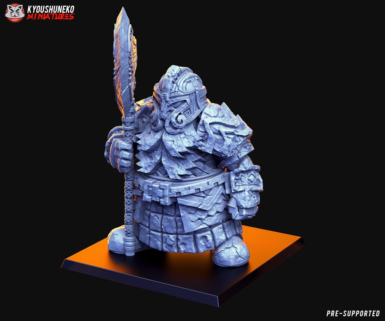 Dwarf Rune Guardian Golem | Dwarven Army Infantry | 30mm Scale ...
