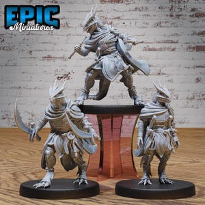 Halb-Drachen-Abenteurer | Age of Dragons Epische Miniaturen | 28 mm Maßstab Tabletop Wargaming RPGs | Verliese