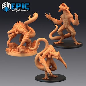 Epic Miniatures Cave Beast | 28mm scale Dungeons and Dragons Miniatures for Tabletop Gaming | Large Sized Miniature