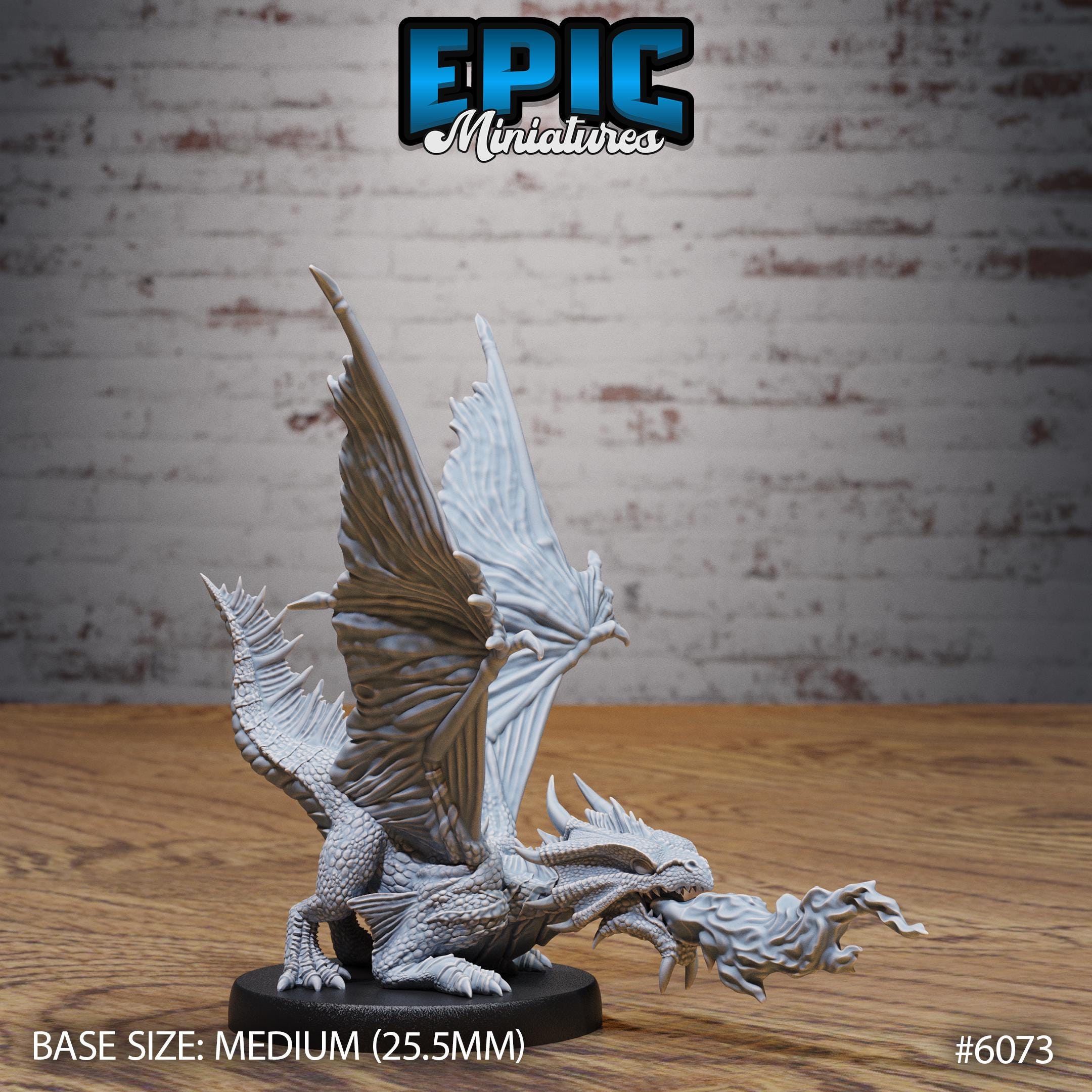 Bronze Dragon Wyrmling – 28mm Scale Miniature | Epic Miniatures | Dnd ...