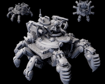 WW2 Japanese Coast Walker | Steampunk Wargames Mech Tank War