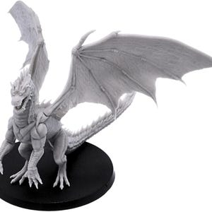 Young Green Dragon Miniature – 75mm Resin Model | 28mm Scale DnD, RPG & Wargame Figure