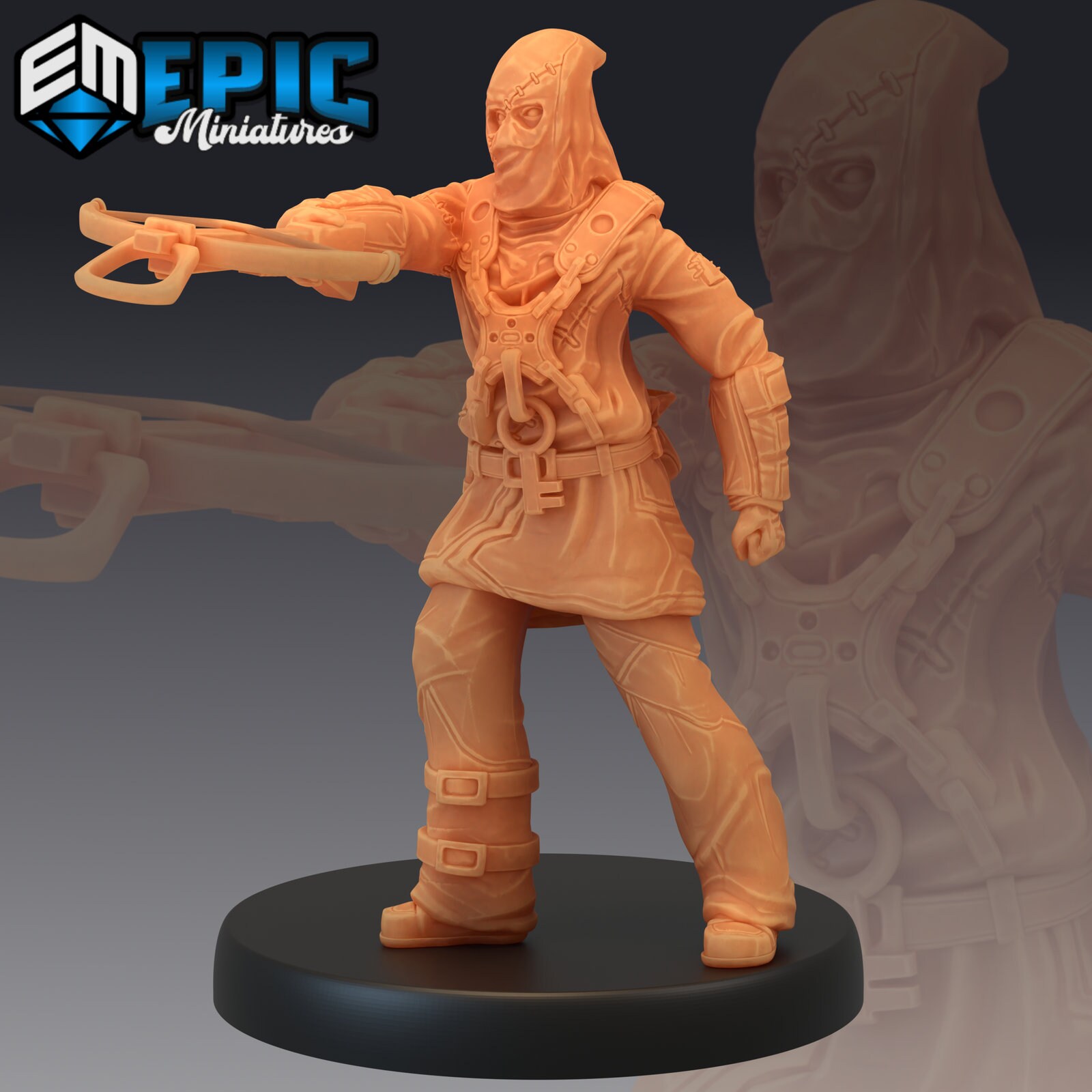 Masked Murderer Dagger | 28mm Scale Dungeons and Dragons Miniatures for ...