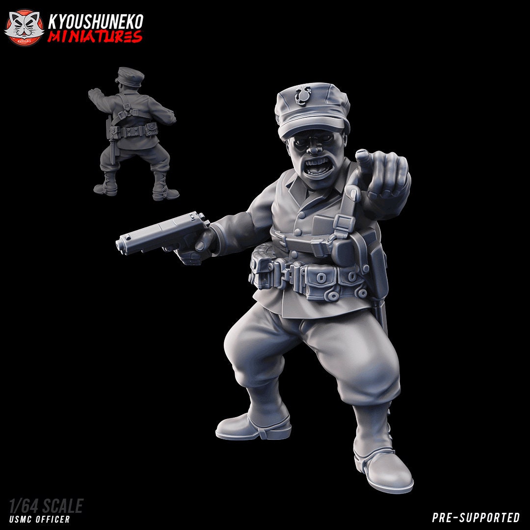 WW2 US Marine Corps Officer | Wargames Historical American