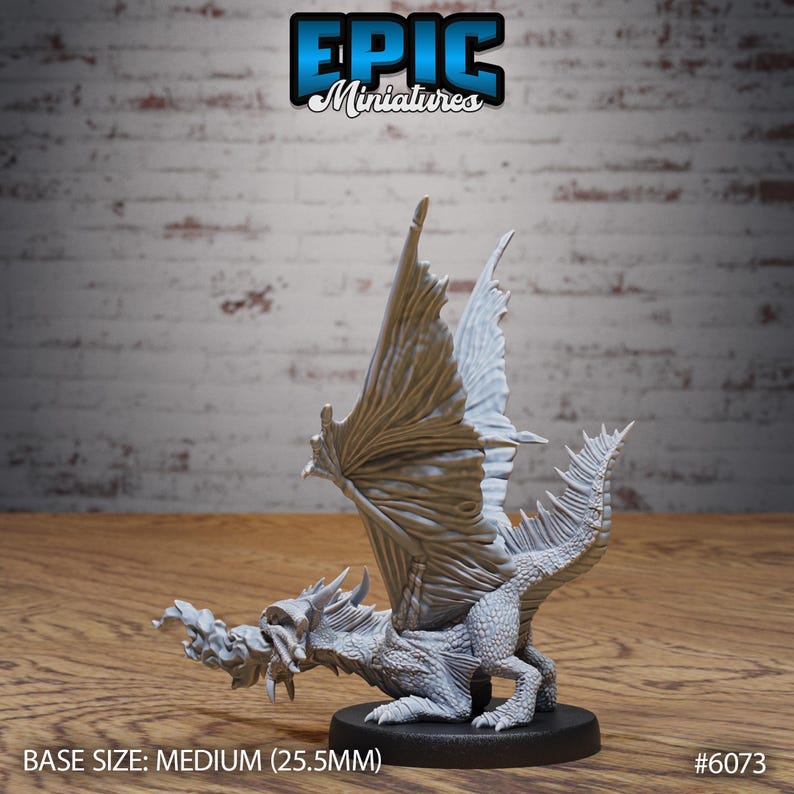 Bronze Dragon Wyrmling – 28mm Scale Miniature | Epic Miniatures | Dnd ...