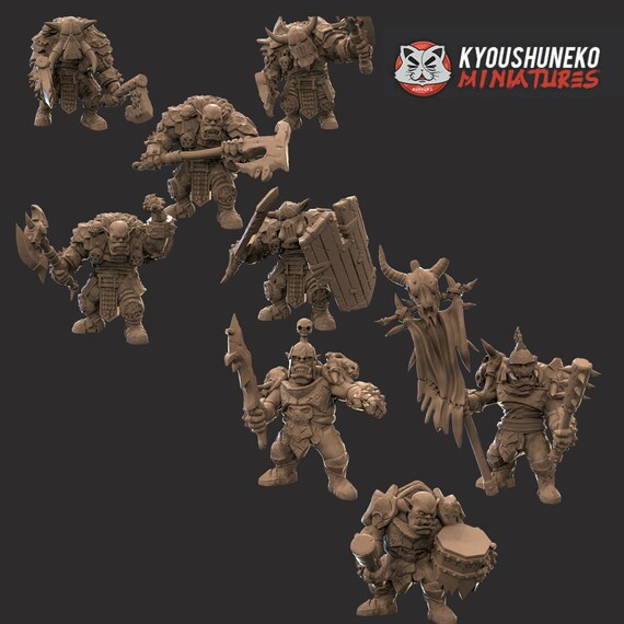 レア！ DEBONAIR ORCINUS 60スケール Reaper Miniatures Orc Fighter | Orc Warrior | RPR07007 — Blugee