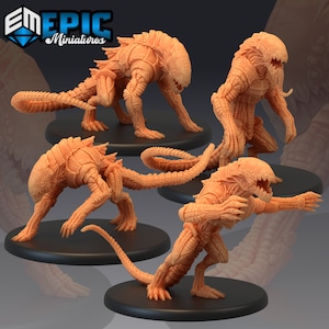 Hound of Tindalos | 28mm scale Dungeons and Dragons Miniatures for Tabletop Gaming | Wargaming Fantasy Miniatures | 3d printed | Fantasy