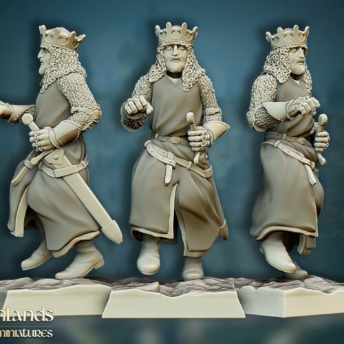 Sir Arthur E Patsy - Miniature In Resina 32mm Per Wargames E GDR Fantasy Medievale - Foto 2