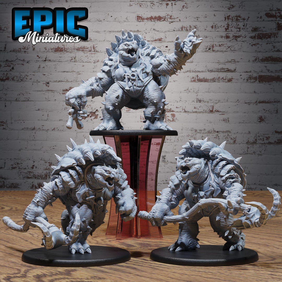Forged Terrain Turtle Folk Miniaturen Set – 8 Fantasy Turtle Adventurers für RPGs, spielbare Charaktere im Maßstab 28 mm, DND, Tabletop Wargames, Epische Miniaturen lizenziert, unlackierte Figuren aus Forged Terrain Turtle Folk Miniaturen Set – 8 Fantasy Turtle Adventurers für RPGs, spielbare Charaktere im Maßstab 28 mm, DND, Tabletop Wargames, Epische Miniaturen lizenziert, unlackierte Figuren aus