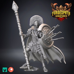 Ares Greek General |Greek Spartan Warriors | D&D Sparta Greek | RPG Fantasy Wargaming Miniatures | 32mm scale | Ancient Warrior