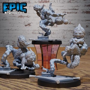 Cat Djinn | 28mm Dungeons and Dragons Miniature Gaming Fantasy RPGs Wargaming D&D Figures | Epic Miniatures