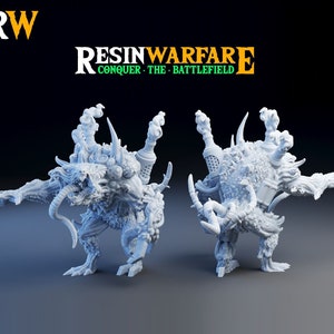 Mutant Rat Brute | Rat Ogre | Ratmen | Vermin Warrior | Unpainted Resin Model 32mm scale Wargaming D&D Role play Fantasy Rat Miniature