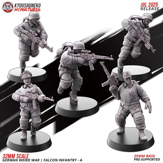 Falcon Infantry Soldiers | WW2 Historical Wargaming Miniatures