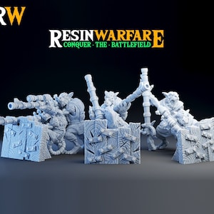 Rat Sniper Unit | Ratmen Ratfolk Vermin Warrior |Unpainted Resin Model 32mm scale Wargaming DnD Role play Fantasy Rat Miniatures |