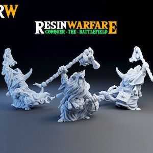 Ratmen Cult Master | Rat Leader Lord Vermin Warrior | Unpainted Resin Model 32mm scale Wargaming D&D Role play Fantasy Rat Fighter Miniature