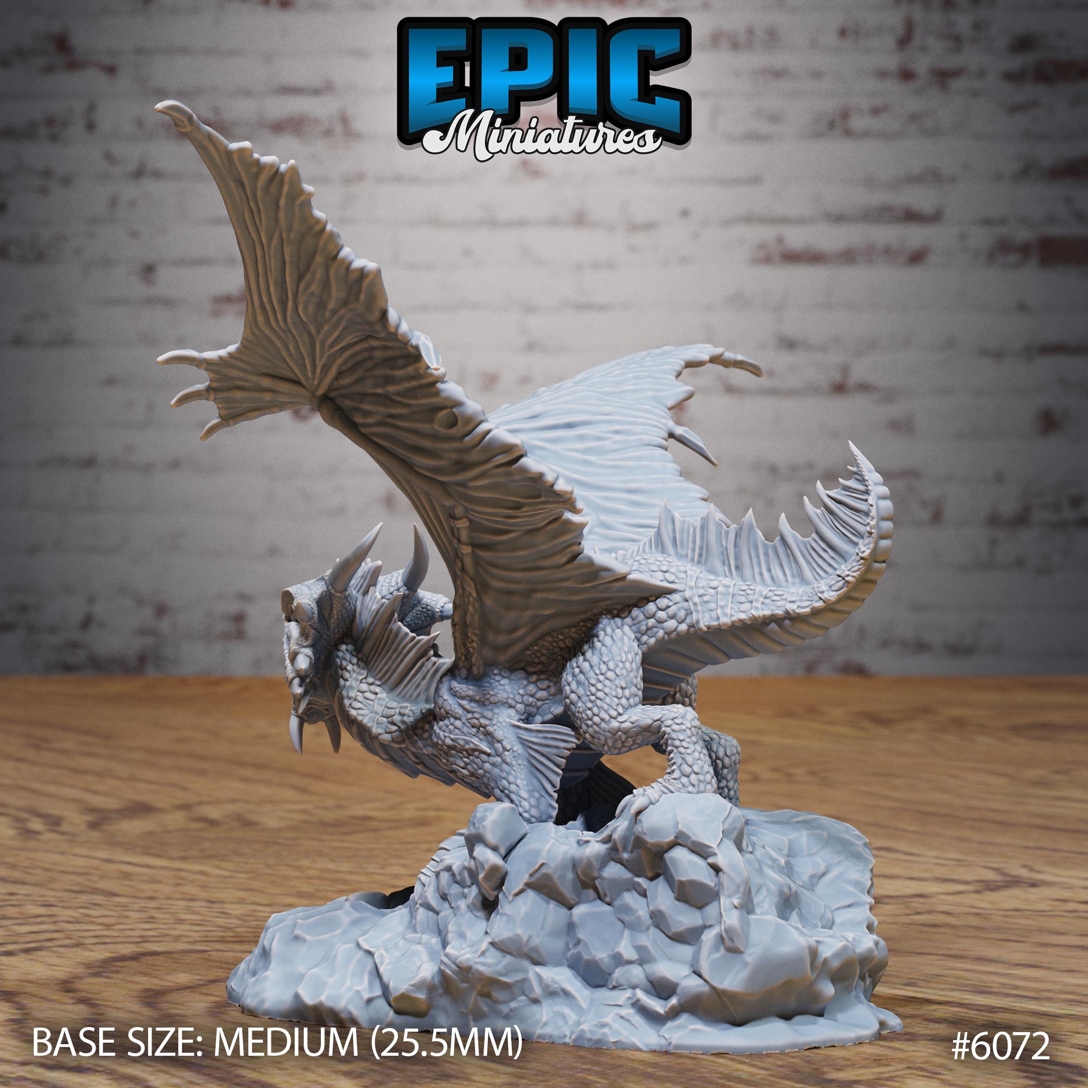 Bronze Dragon Wyrmling – 28mm Scale Miniature | Epic Miniatures | Dnd ...