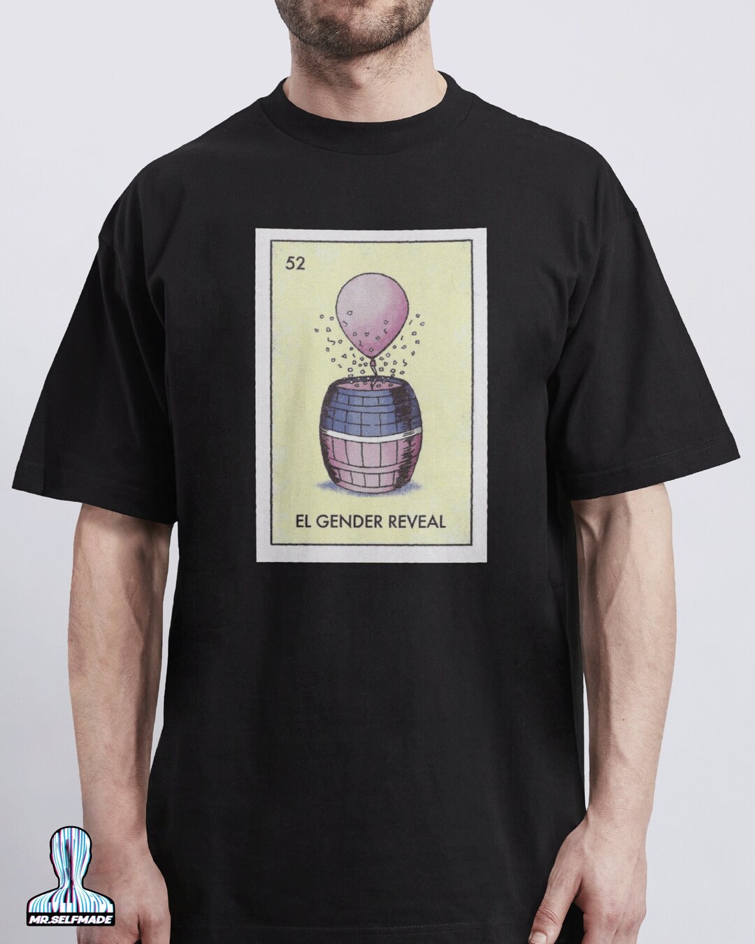 Millennial Loteria El Gender Reveal Card 52 Latino/hispanic Apparel Free Shipping Etsy