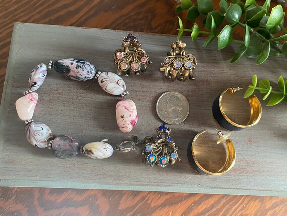 Small Lot of Costume Jewelry Etsy