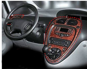 For 1999 - 2010 Citroen Xsara Picasso / Dashboard Customized Decorative Frame Set  Piano Black / Carbon / Glossy Silver / Glossy Red / Wood