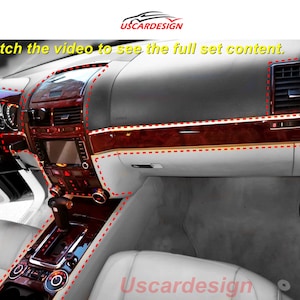 For 2003 -2009 Vw Touareg Customized Decorative Frame Set  Piano Black / Carbon Fiber / Glossy Silver / Glossy Red / Wood
