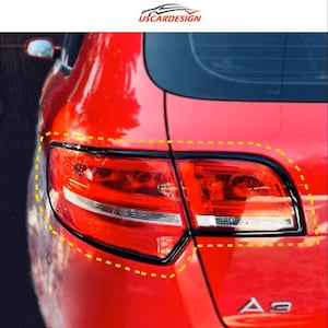 Taillight Trim Frames for A3 Sportback / 2006-2012 / Rear Light Cover Set / Custom Fit Styling / Car Stickers / Car Styling Set