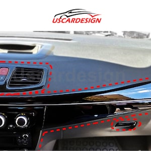 For Megane 3 Customized Full (Doors + Dashboard) Decor Frames Piano Black / Carbon Fiber / Glossy Silver / Glossy Red / Wood