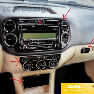 Vw Tiguan (For 2007-2015 ) Customized Decorative Dashboard Accessorie Set, Decor Frames, Dashkit, Dashboard Cover