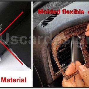 Dashboard Decor For VW Golf 5 / Jetta MK5 2003-2008 Console Accessories, Trim Cover, Car Styling, Automobile Interior Design, Piano Black image 2