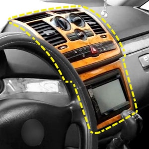For Vito, Center Dashboard Trim Decors / for 2007 - 2014 / Dashboard Decors/ Car accessories/ Dash Kit / Gift for Him / Car Decals