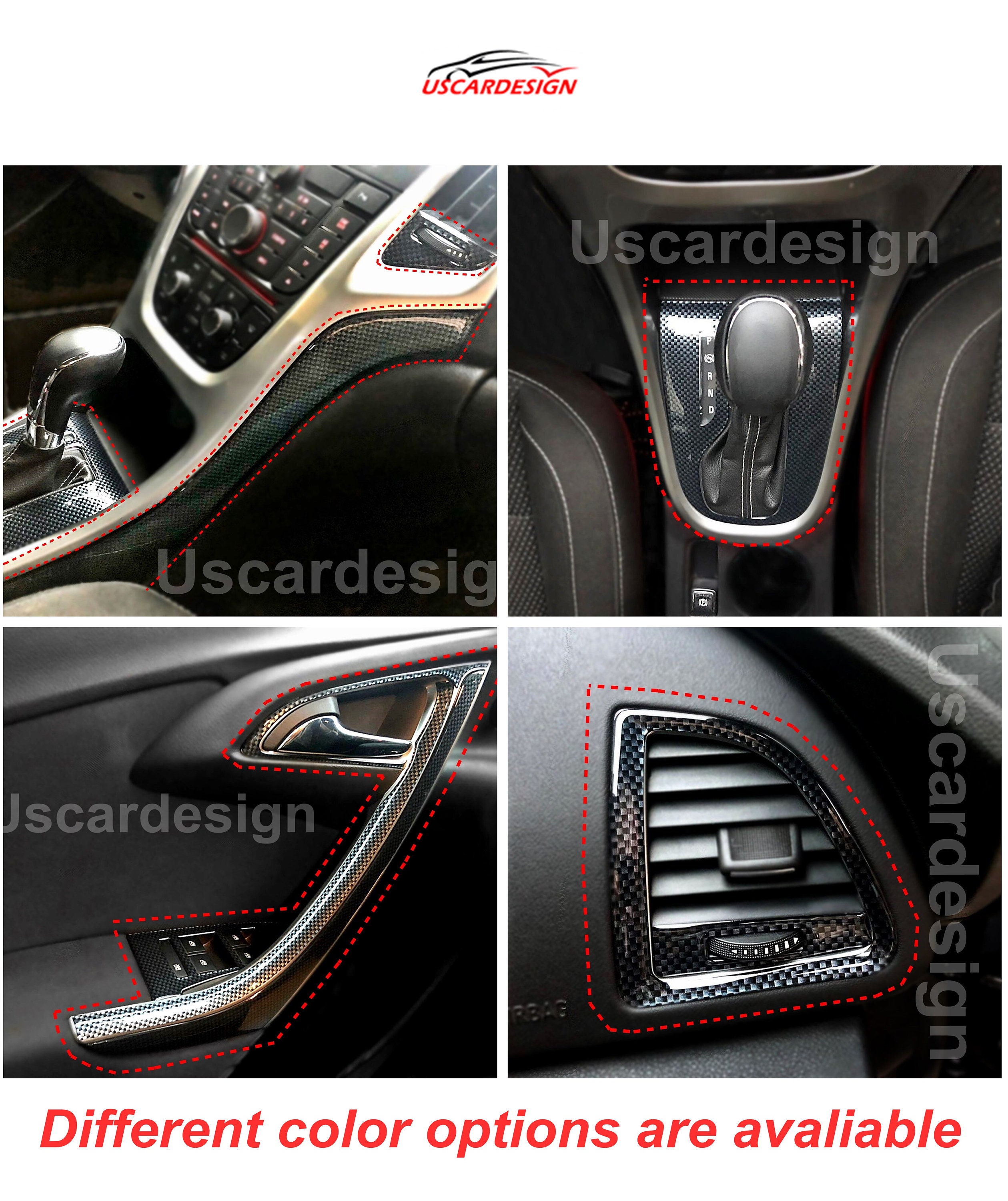 Interior Full Styling Set for 2010 2020 Vauxhall Opel Astra J
