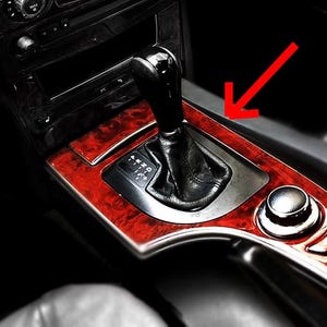 For 5 Series e60 e61 (2003 - 2010), Gear Shift Knob Frame Decor, Car Accessorie, Car Sticker, Car Decals, Best Gift, Protector Cover