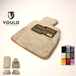 Tapetes automotivos de luxo em pele de carneiro vegana para modelos Jaguar | Conforto com pelo alto | Moldados à mão sob medida para um encaixe perfeito