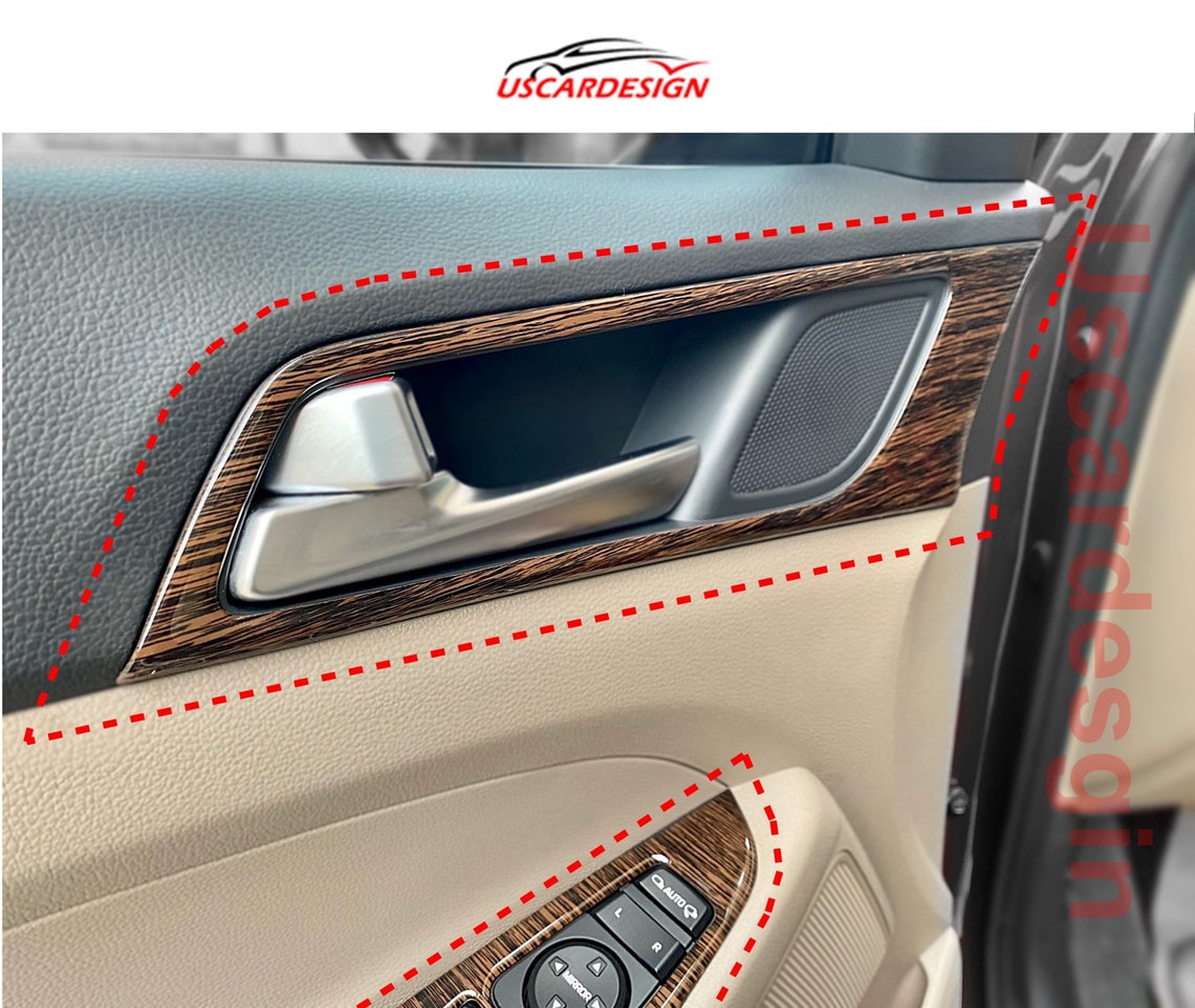 For 2015 2020 Hyundai Tucson Door Trim Decors Car Etsy