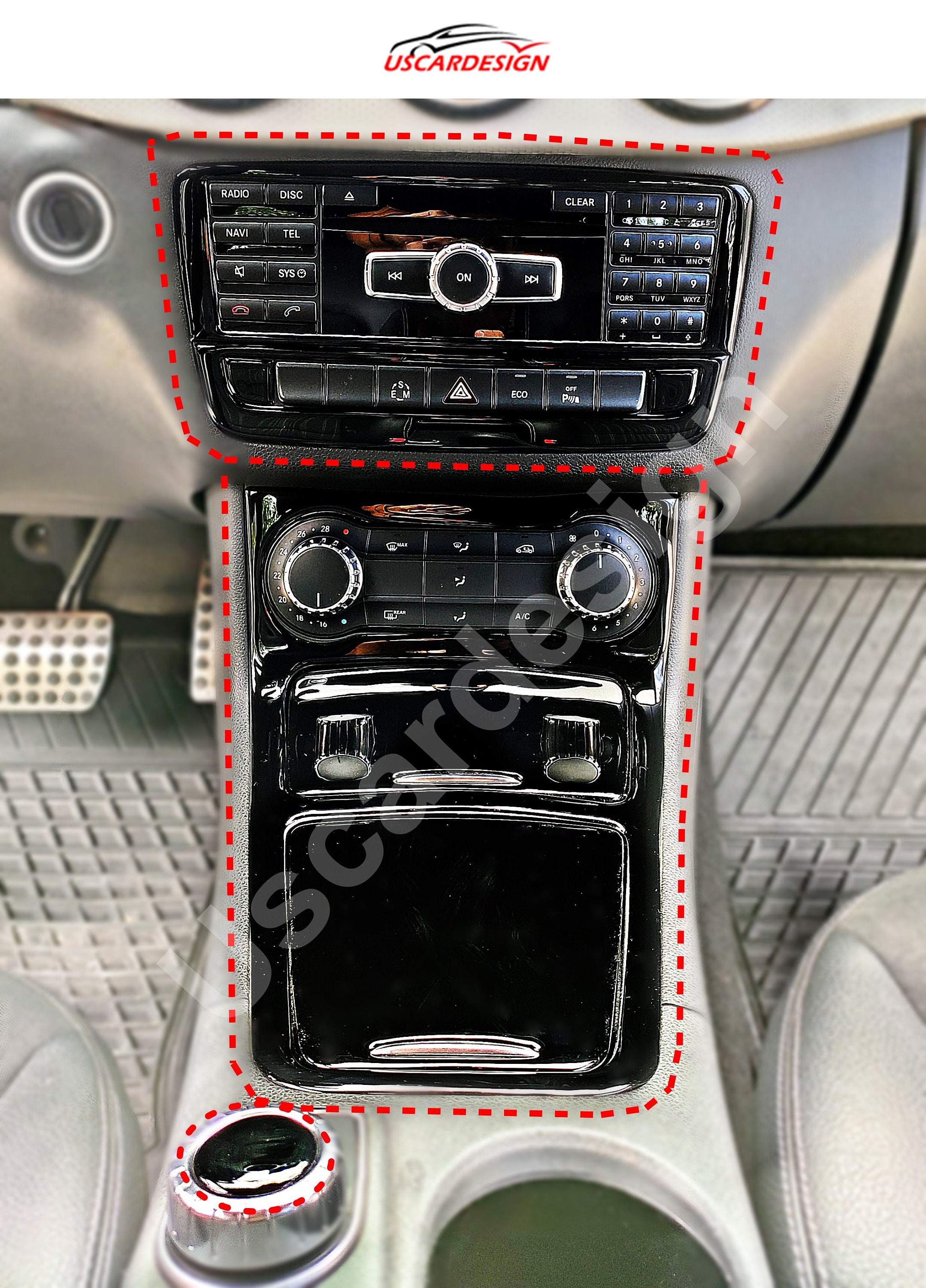 Passend für Mercedes Benz B-Klasse W246 2012–2018, Auto-Armaturenbrett- Abdeckung, schwarze Armaturenbrett-Abdeckung, Armaturenbrett-Schutzabdeckung,  Autozubehör : : Auto & Motorrad