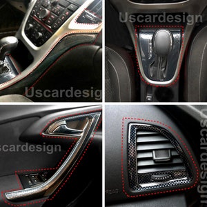 Interior Full Styling Set For 2010 - 2020 Astra J, Dashboard Cover, Door Handle Decors, Shifter Trim Accessories