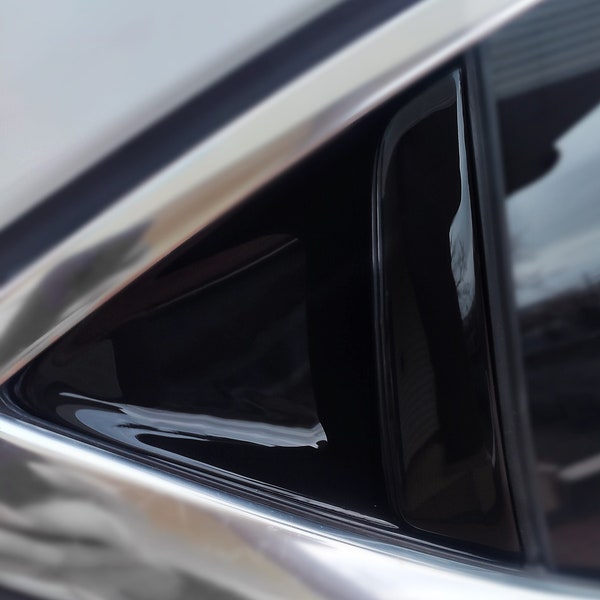Pour 2011 - 2018 Citroen DS4 couvercle de poignée de porte arrière, cadres décoratifs noir piano/fibre de carbone/argent brillant/rouge brillant