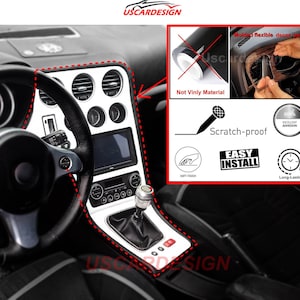 Styling Accessories Set for Alfa 159 Full (Doors + Dashboard), Interior Car Parts, Dashboard Cover, Door Accessories, Shifter, Carbon
