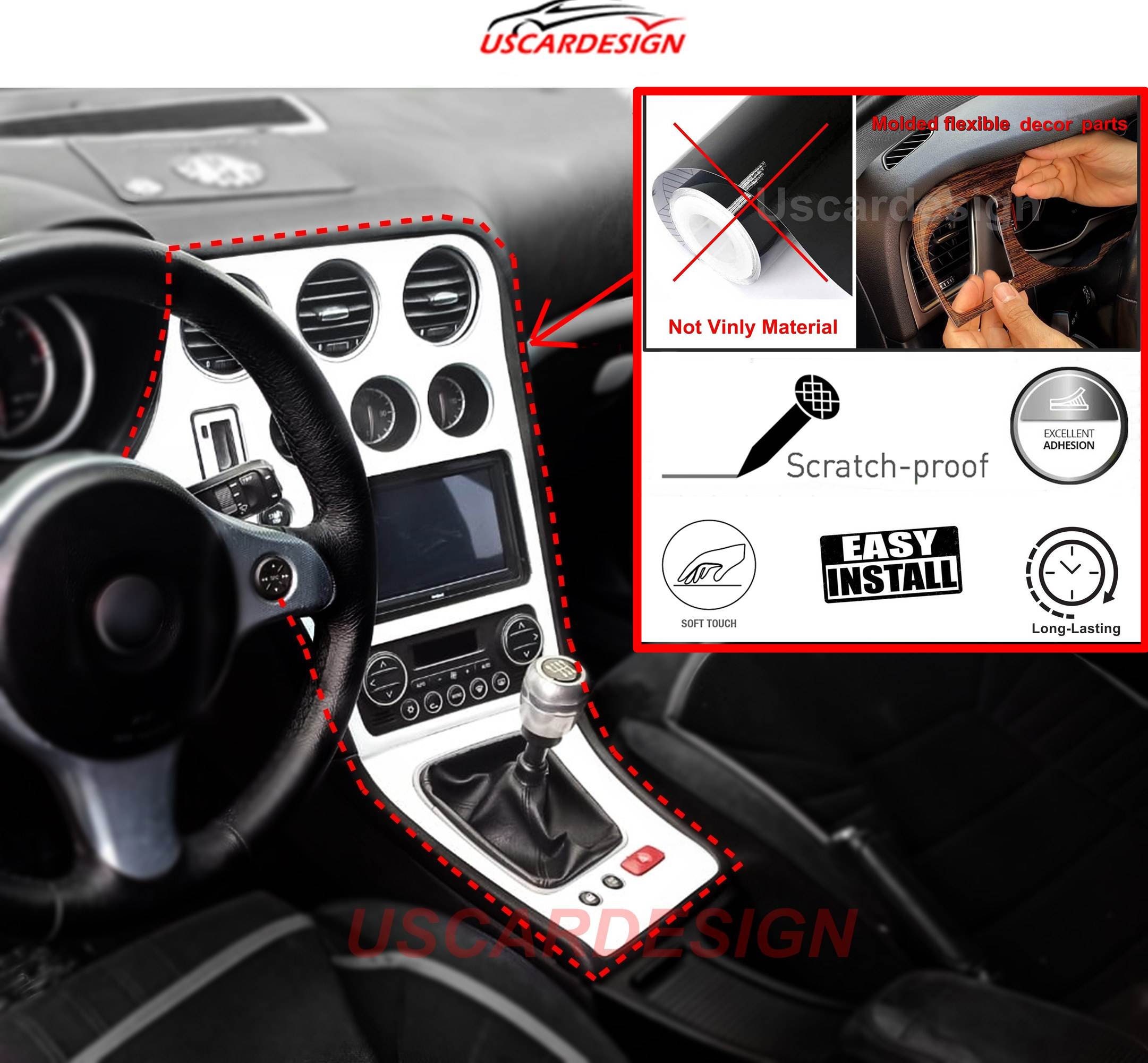 RHD Car Storage Box Stickers Carbon Interior For Alfa Romeo 159 939 Brera  Spider 2004 -2011 Decorate Accessories - AliExpress